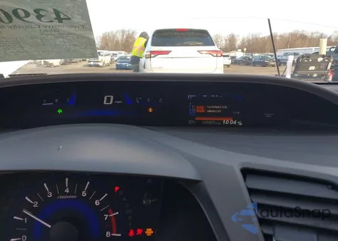 2012 Honda Civic Ex from USA, damaged, VIN 19XFB2F89CE366631